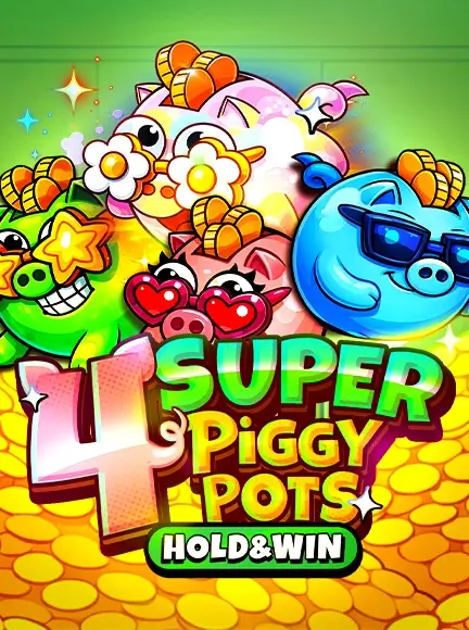 4 SUPER PIGGYPOTS: HOLD&WIN — Clawbuster pokie
